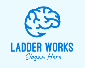 Blue Brain Hook logo design