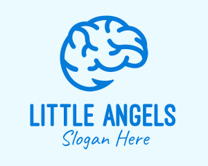 Blue Brain Hook logo design