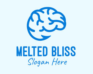 Blue Brain Hook logo design