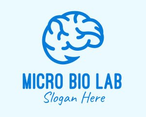 Blue Brain Hook logo design