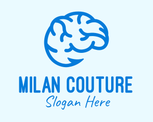 Blue Brain Hook logo design