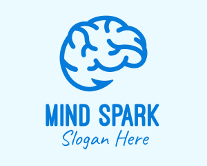 Stimulation - Blue Brain Hook logo design