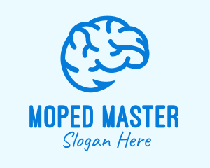 Blue Brain Hook logo design