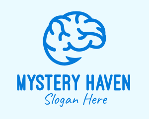 Blue Brain Hook logo design