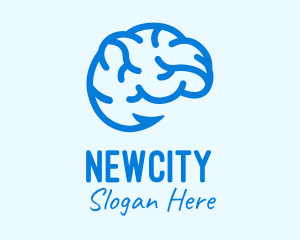 Blue Brain Hook logo design