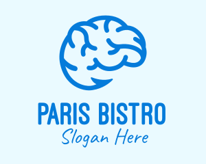 Blue Brain Hook logo design