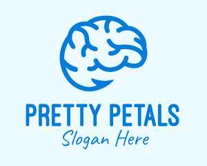 Blue Brain Hook logo design