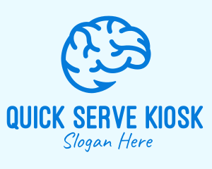 Blue Brain Hook logo design