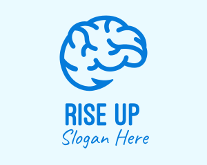 Blue Brain Hook logo design