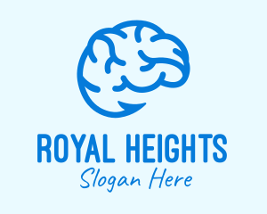 Blue Brain Hook logo design