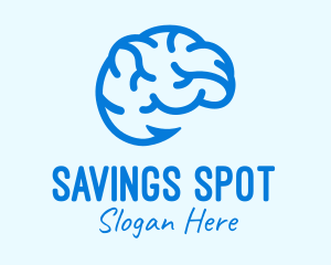 Blue Brain Hook logo design