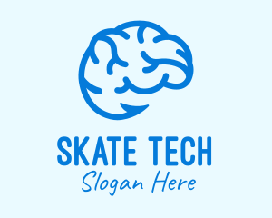 Blue Brain Hook logo design