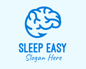 Blue Brain Hook logo design