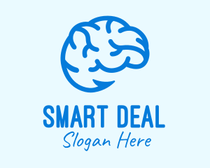 Blue Brain Hook logo design