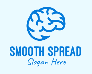 Blue Brain Hook logo design