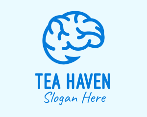 Blue Brain Hook logo design