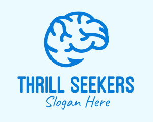 Blue Brain Hook logo design