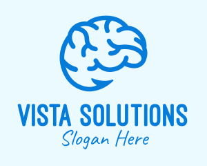 Blue Brain Hook logo design