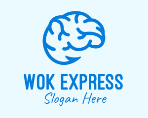 Blue Brain Hook logo design