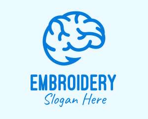 Blue Brain Hook logo design