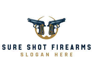 Weapon Rustic Gun logo design