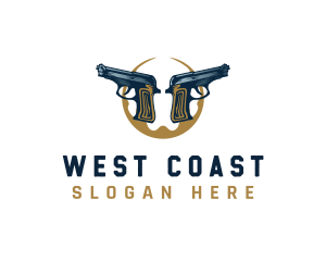 Weapon Rustic Gun logo design