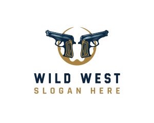 Weapon Rustic Gun logo design