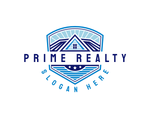 Home Roofing Realty logo design