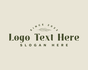 Vegan - Leaf Botanical Plant logo design