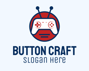 Buttons - Game Controller Antenna logo design