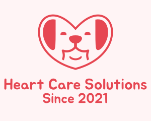 Red Dog Heart  logo design