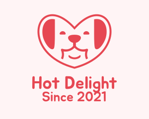 Red Dog Heart  logo design