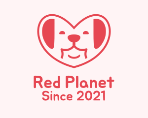 Red Dog Heart  logo design