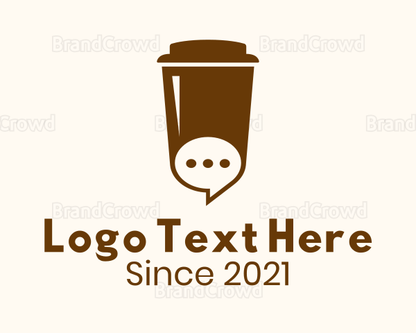 Coffee Cup Chat Logo