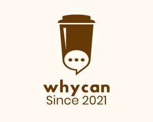 Chatting - Coffee Cup Chat logo design