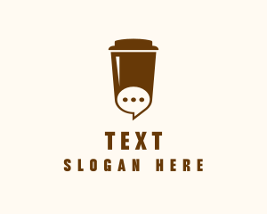 Coffee Cup Chat logo design