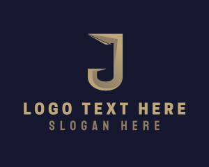 Letter J - Generic Golden Brand logo design