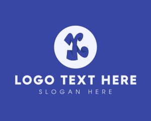 Funky - Funky Blue Letter X logo design