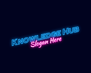 Modern Neon Light Logo