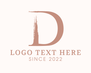 Professional - Brown Letter D logo design