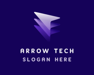 3D Arrow Layer Business logo design