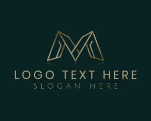 Investment - Premium Finance Firm Letter M logo design