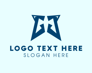 Double Letter G Company logo design