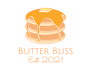 Butter - Doodle Pancake House logo design