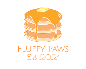 Fluffy - Doodle Pancake House logo design