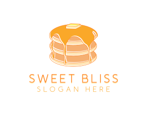 Sweet Pancake Syrup logo design