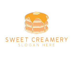 Sweet Pancake Syrup logo design