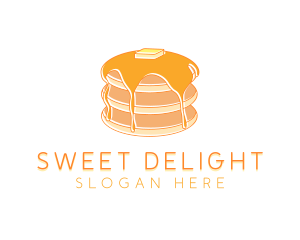 Sweet Pancake Syrup logo design