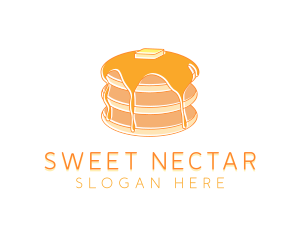 Sweet Pancake Syrup logo design