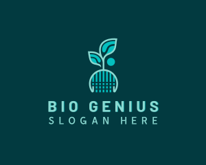 Biotechnology - Environmental Leaf Biotechnology logo design